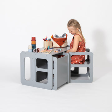 Montessori Weaning Table & Chair Set – Handcrafted & Child-Safe by Montessori House Bed at www.brixbailey.com