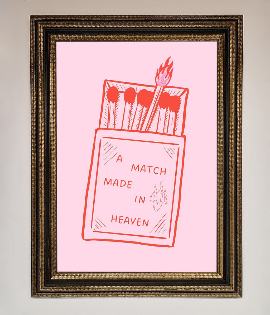 A Match Made In Heaven Framed Wall Art