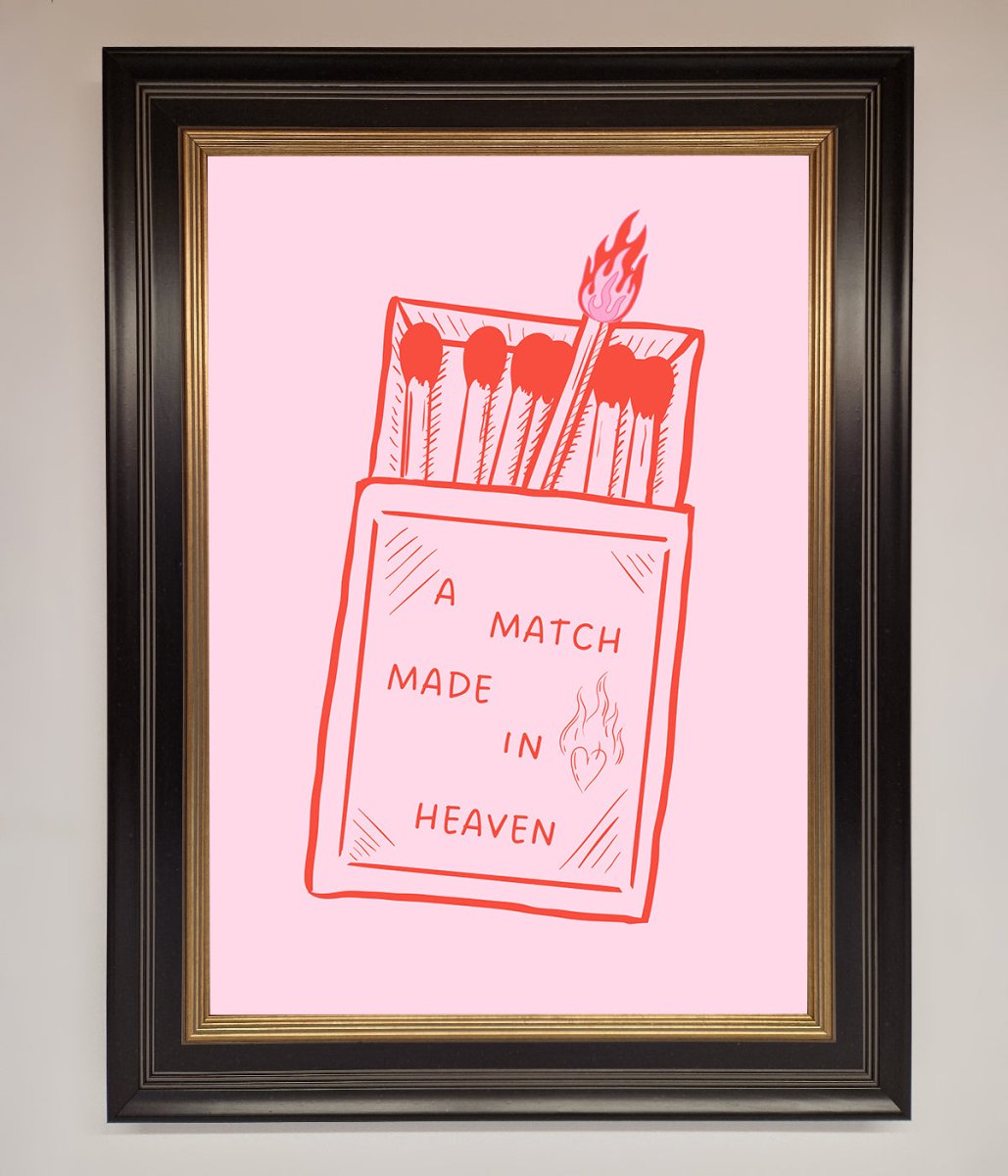 A Match Made In Heaven Framed Wall Art