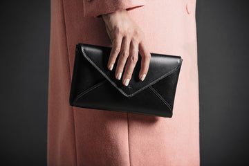 Model Leather Clutch – Chic Minimalist Elegance & Versatility by Craftory at brixbailey.com