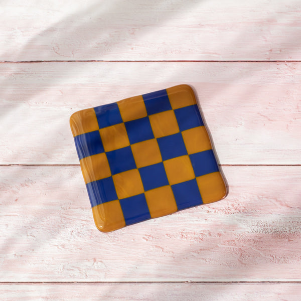 10cm Chequered Dual Coloured Coaster - Bullseye Collection