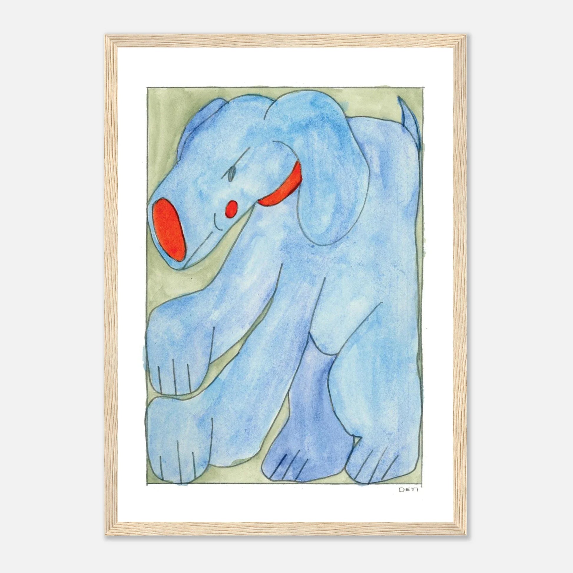 Boog 2 Mischief Framed Print by Hayley Deti