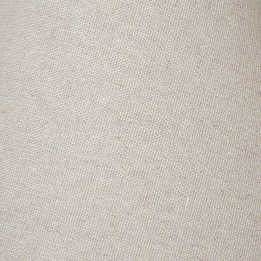 Otem Urn Table Lamp with white linen shade and pewter-toned distressed wood base for classic or modern decor by Sostter at brixbailey.com