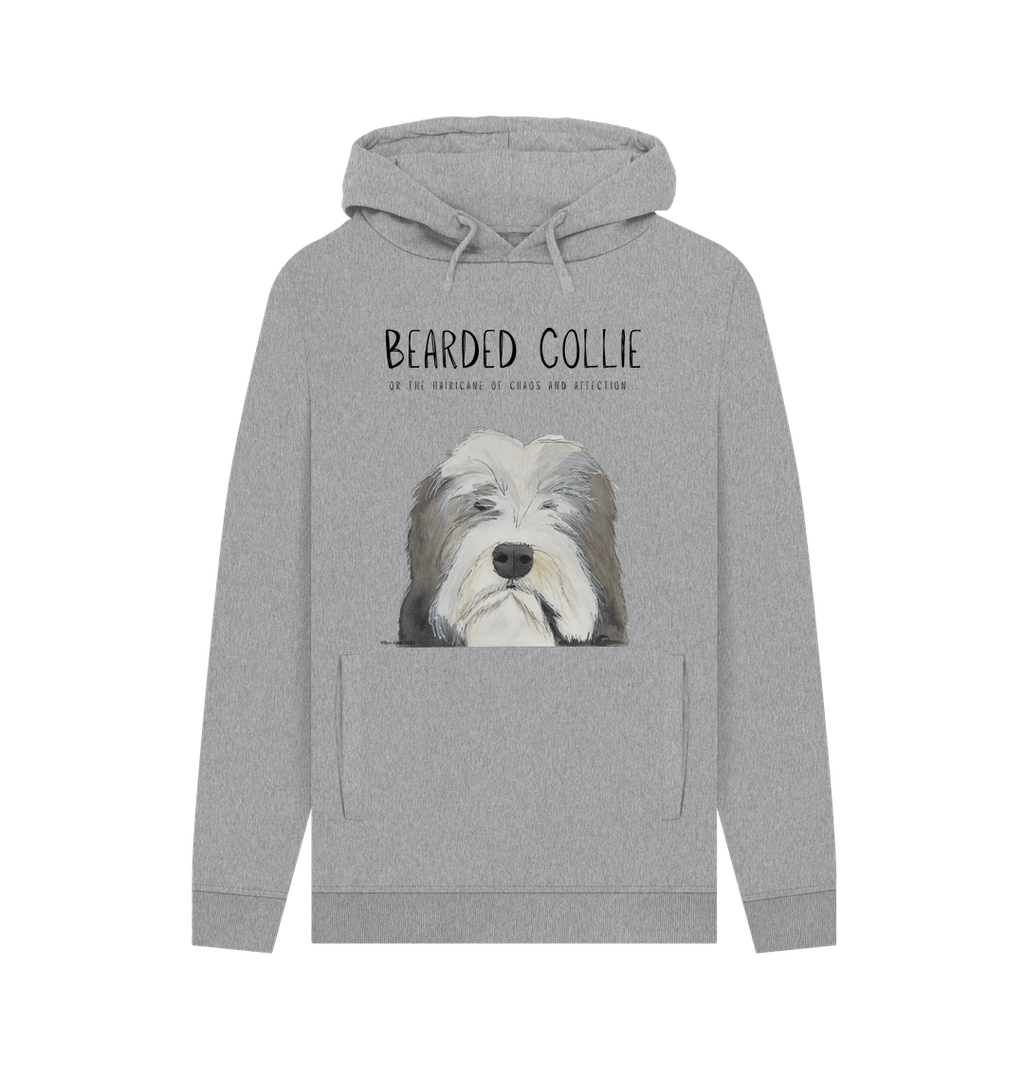 Unleash the Hairicane: Bearded Collie Men’s Hoodie