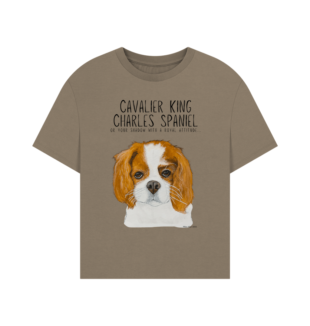 Bow Down, Darling: Sustainable Women’s Tee with Cavalier Queen Vibes