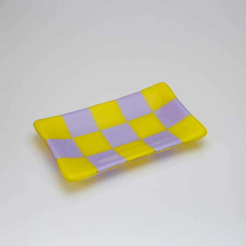 15x8cm Chequered Dual Coloured Medium Tray - Bullseye Collection