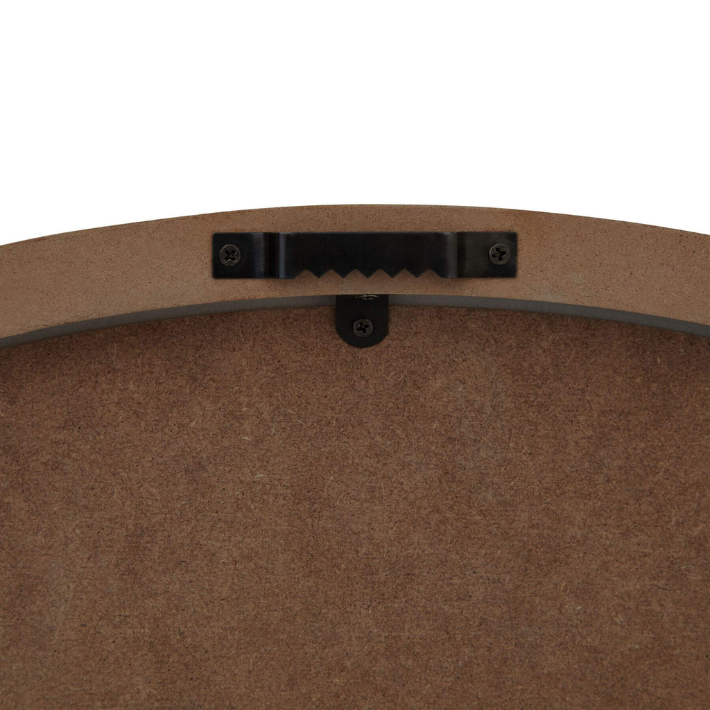 White wooden bead frame clock with glass face, 80cm diameter, rustic modern decor by sostter at brixbailey.com