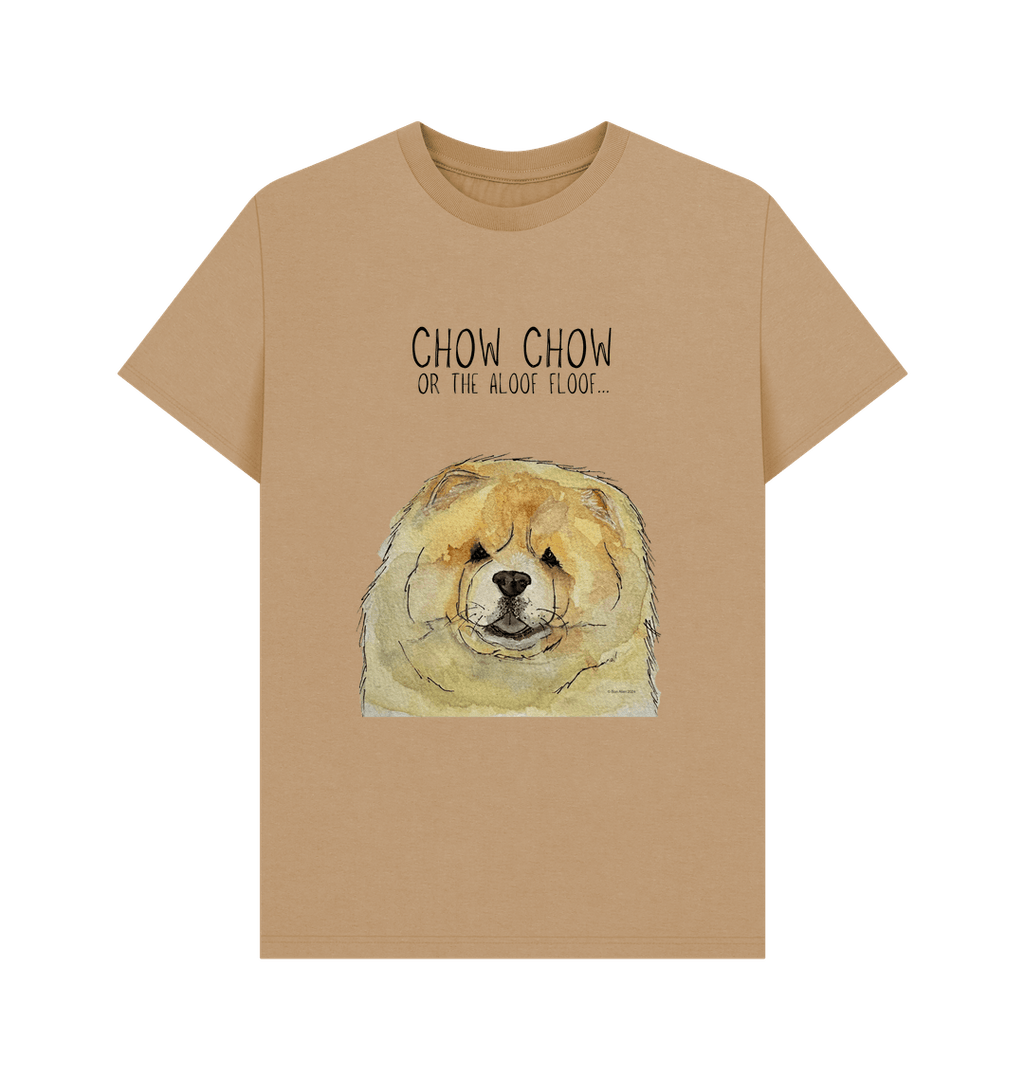 Fawn Chow Chow "Aloof Floof" Men's T-Shirt – Style with a Fluffy Twist!