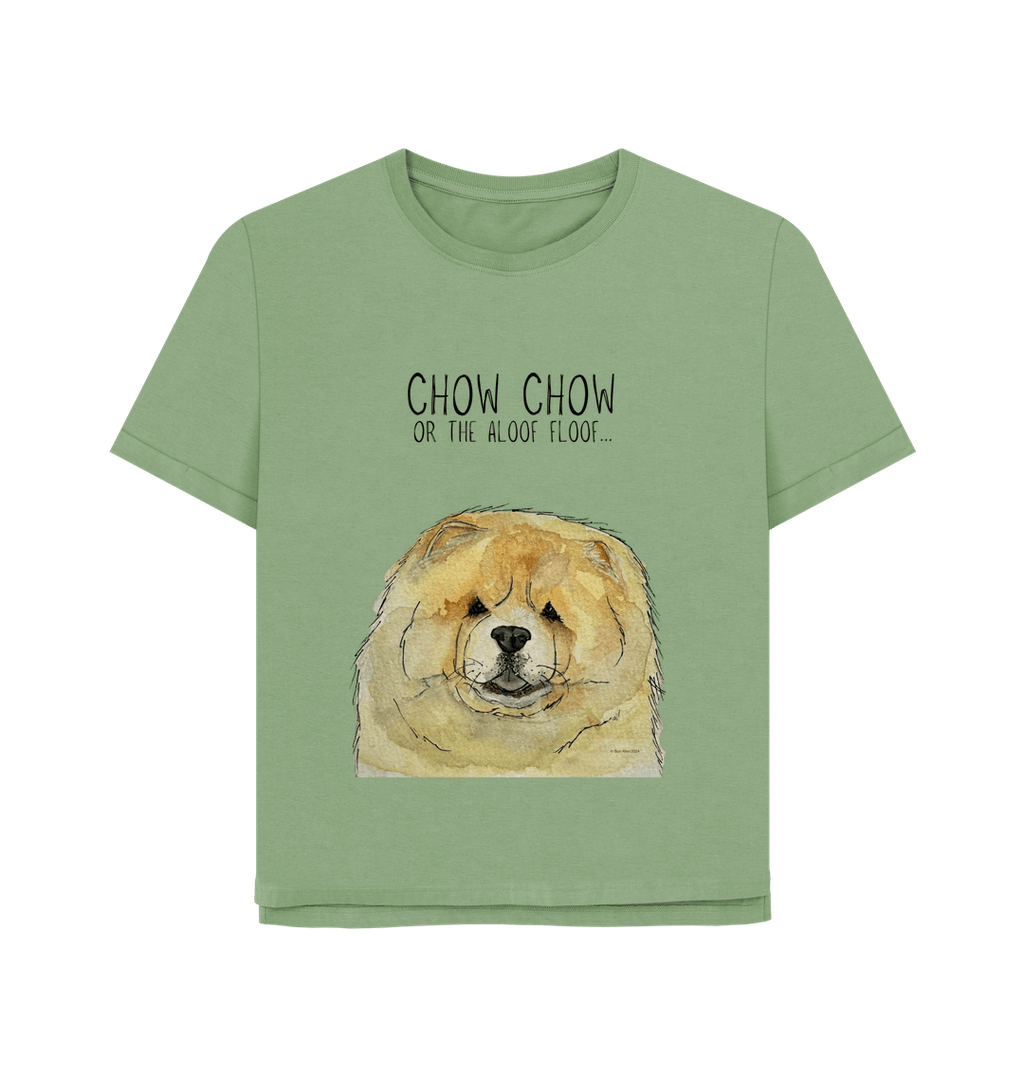 Chow Down in Style: Fawn Chow Chow Relaxed Fit T-Shirt