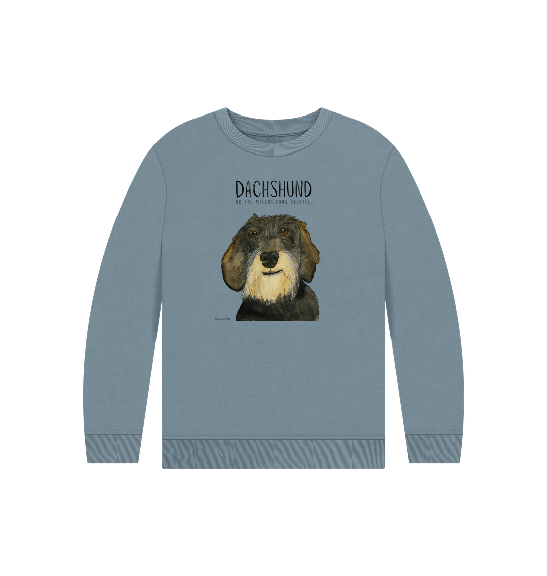 Snuggly Wire Haired Dog Kids' Sweatshirt – Ethically Made Cuteness!
