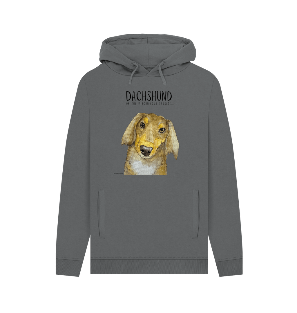 Long Haired Dachshund Hoodie – Small Legs, Big Attitude!