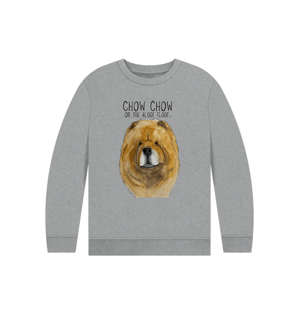Cozy Red Chow Chow Sweatshirt for Kids – Fluff and Fun in Every Stitch!