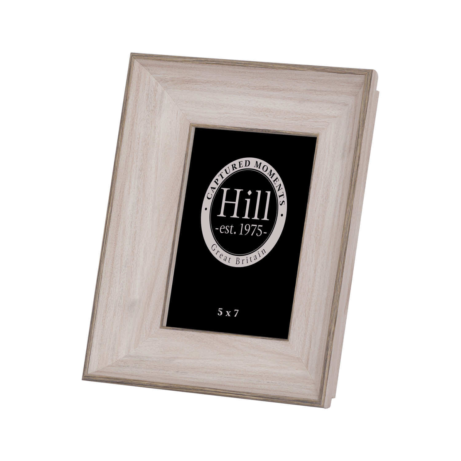 White washed rustic wood photo frame, handcrafted for 5x7 pictures, distressed finish, neutral home decor by Sostter at brixbailey.com