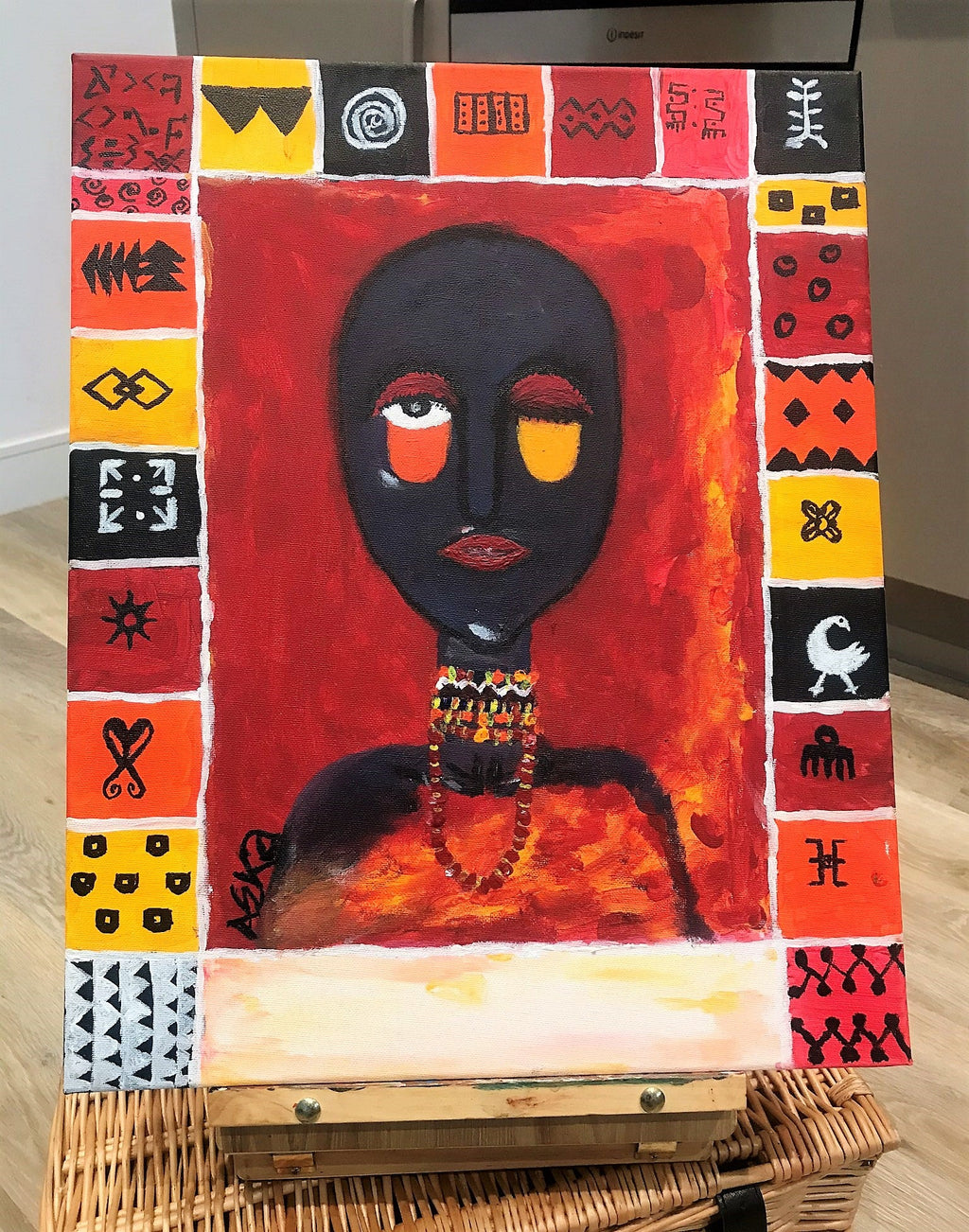 Above Standards Acrylic Paint on Canvas