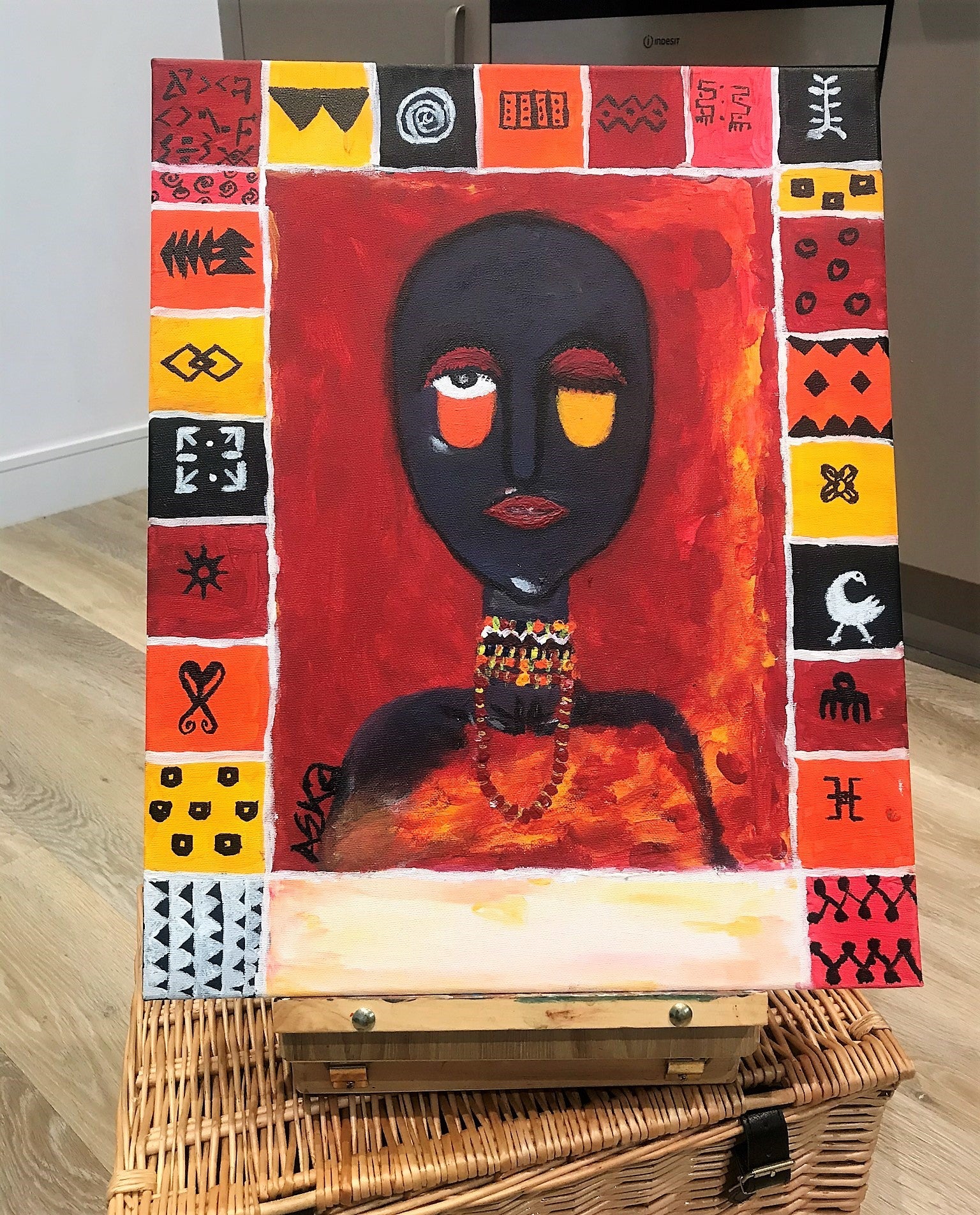 Above Standards Acrylic Paint on Canvas