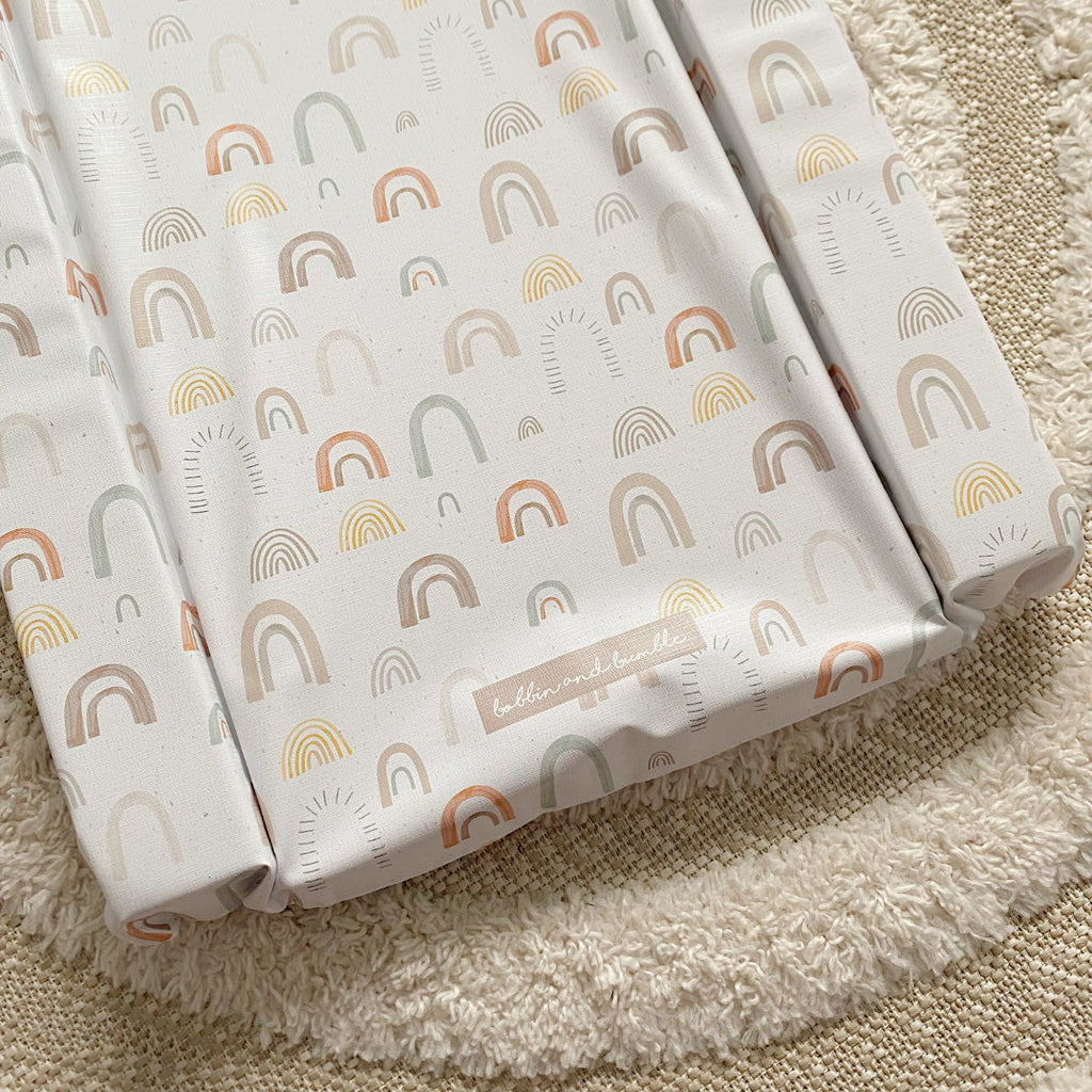 Standard Changing Mat - Abstract Rainbow Print