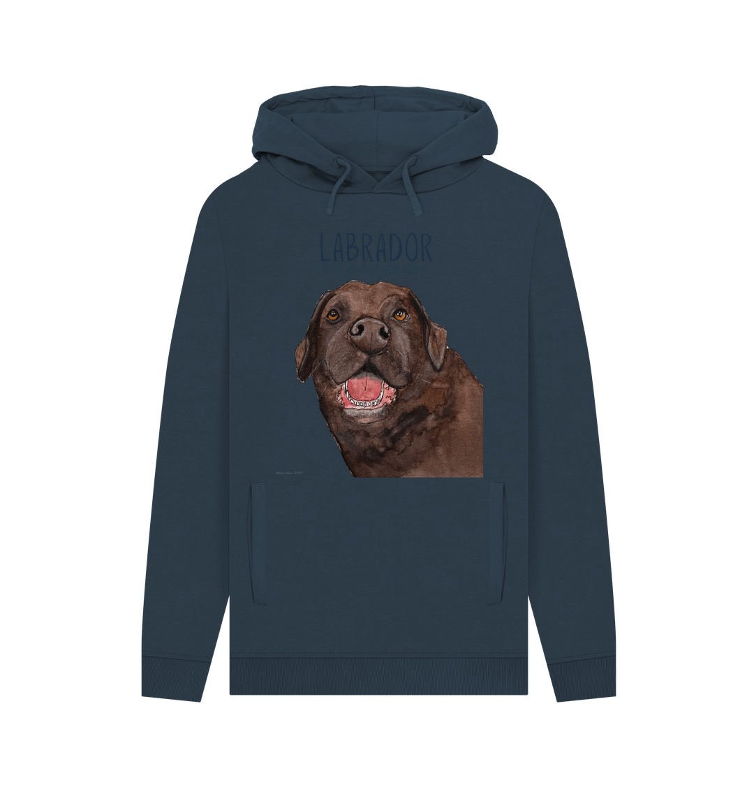 The Snack Sensei Hoodie: Featuring the Chocolate Labrador