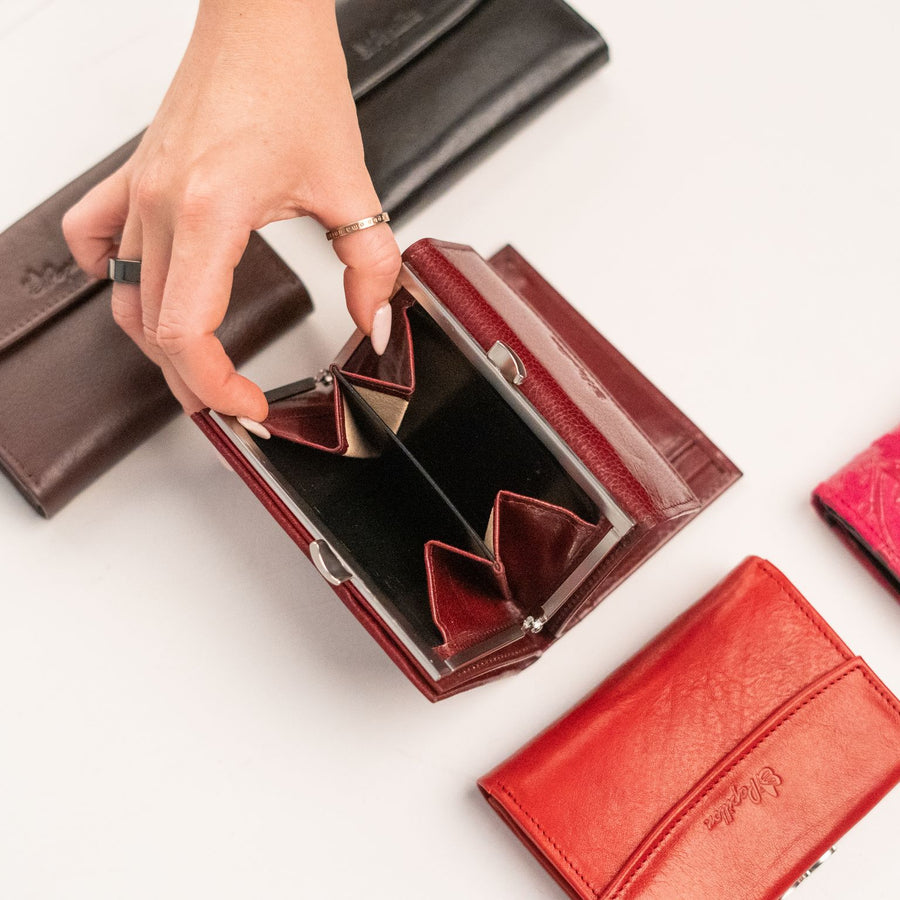 Handcrafted Estonian Leather Wallet – 9 Card Slots & Coin Storage by Papillon at www.brixbailey.com