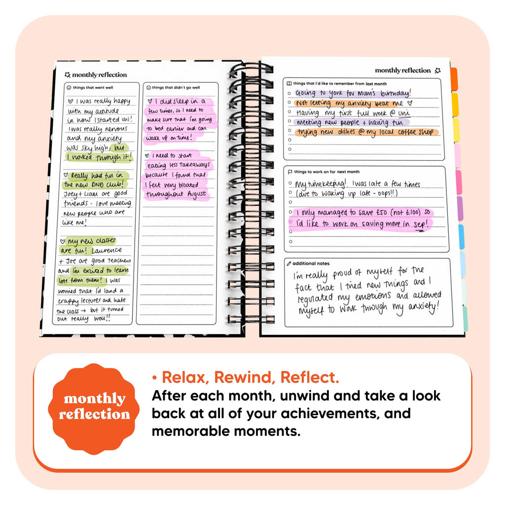 Academic Undated Spiral Journal