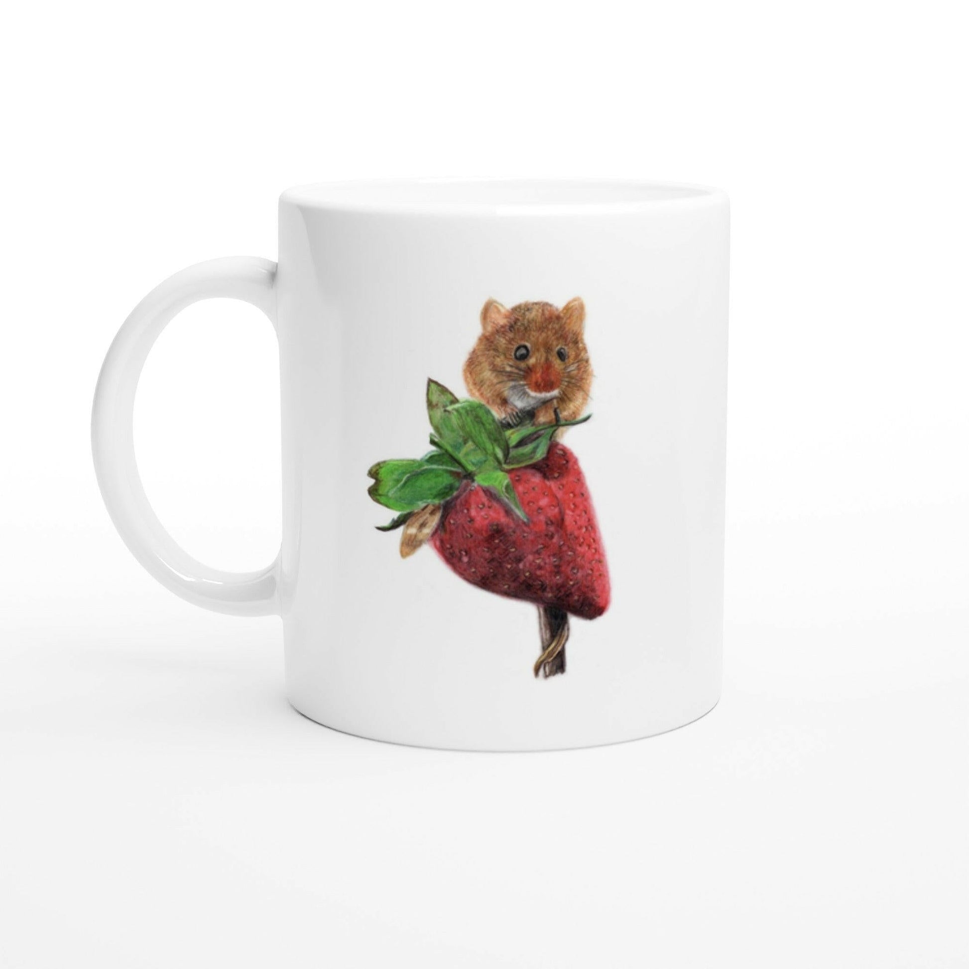 Harvest Mouse Mug – 11oz Ceramic Wildlife Coffee Cup