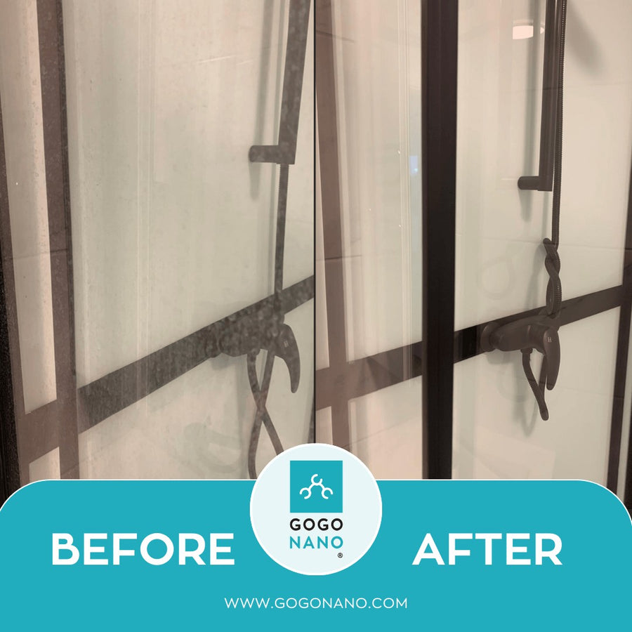 EcoGlass Concentrated Window Cleaner - Effective, Natural, Ammonia-Free Cleaning Solution for All Glass Surfaces by GoGoNano at www.brixbailey.com