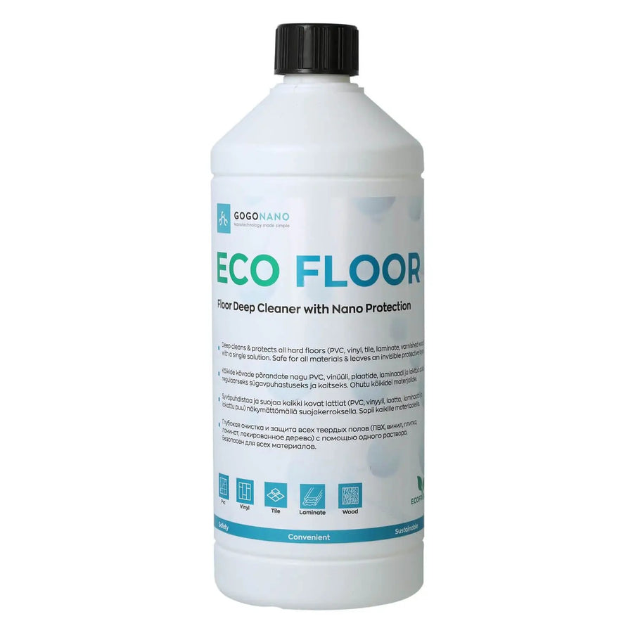 EcoFloor Natural Floor Cleaner - Deep Cleans & Protects All Hard Floors Safe for Kids and Pets by GoGoNano at www.brixbailey.com