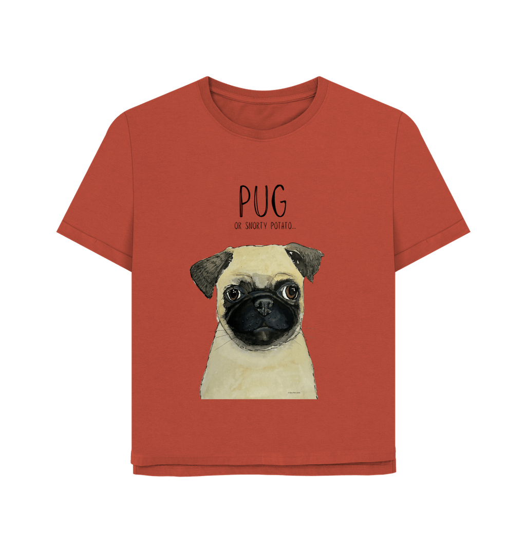 Pug Women's Relaxed Fit T Shirt