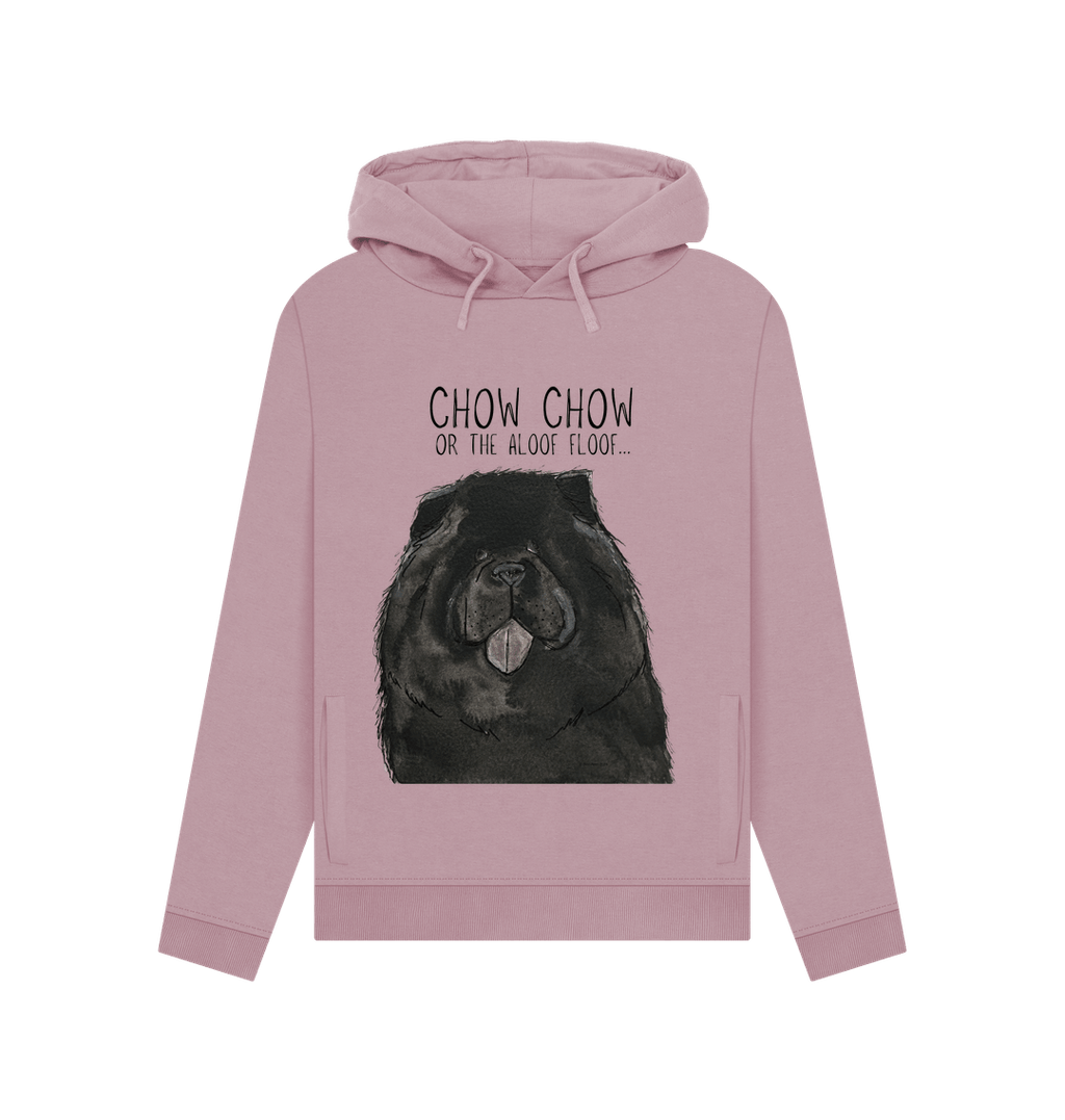 Black Chow Chow Women's Hoodie – Featuring the Aloof Floof!
