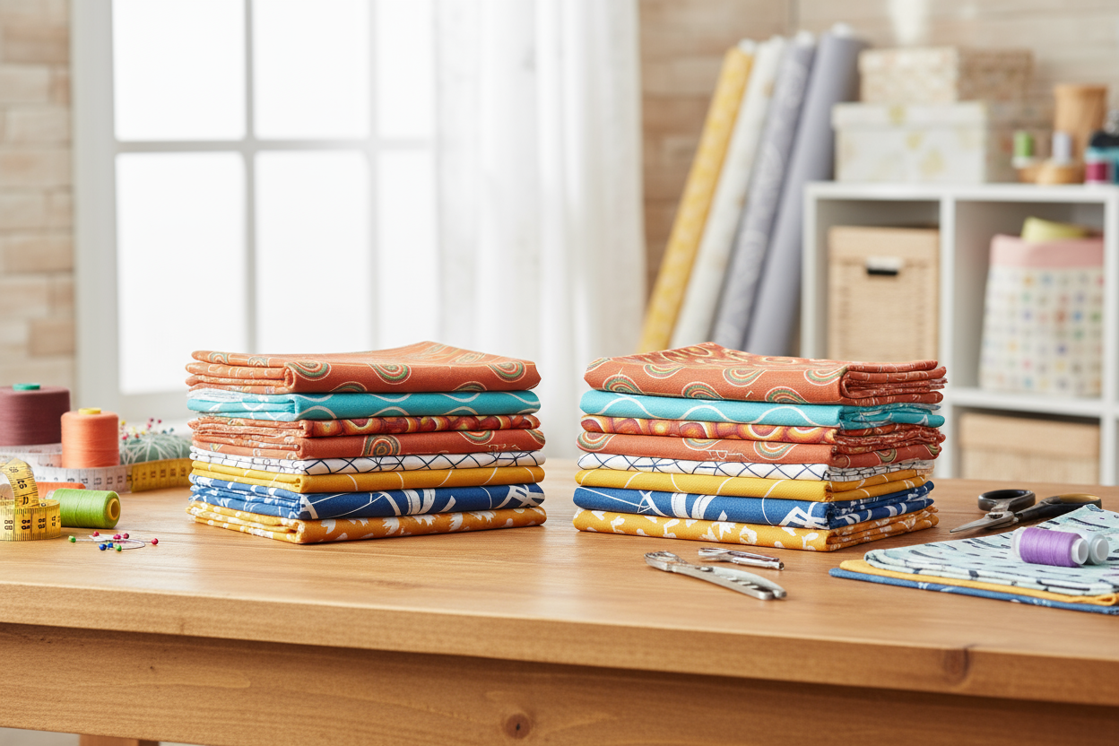 Shadowbright Fabric Scrap Bags – 450g Retro Cotton Drill Offcuts