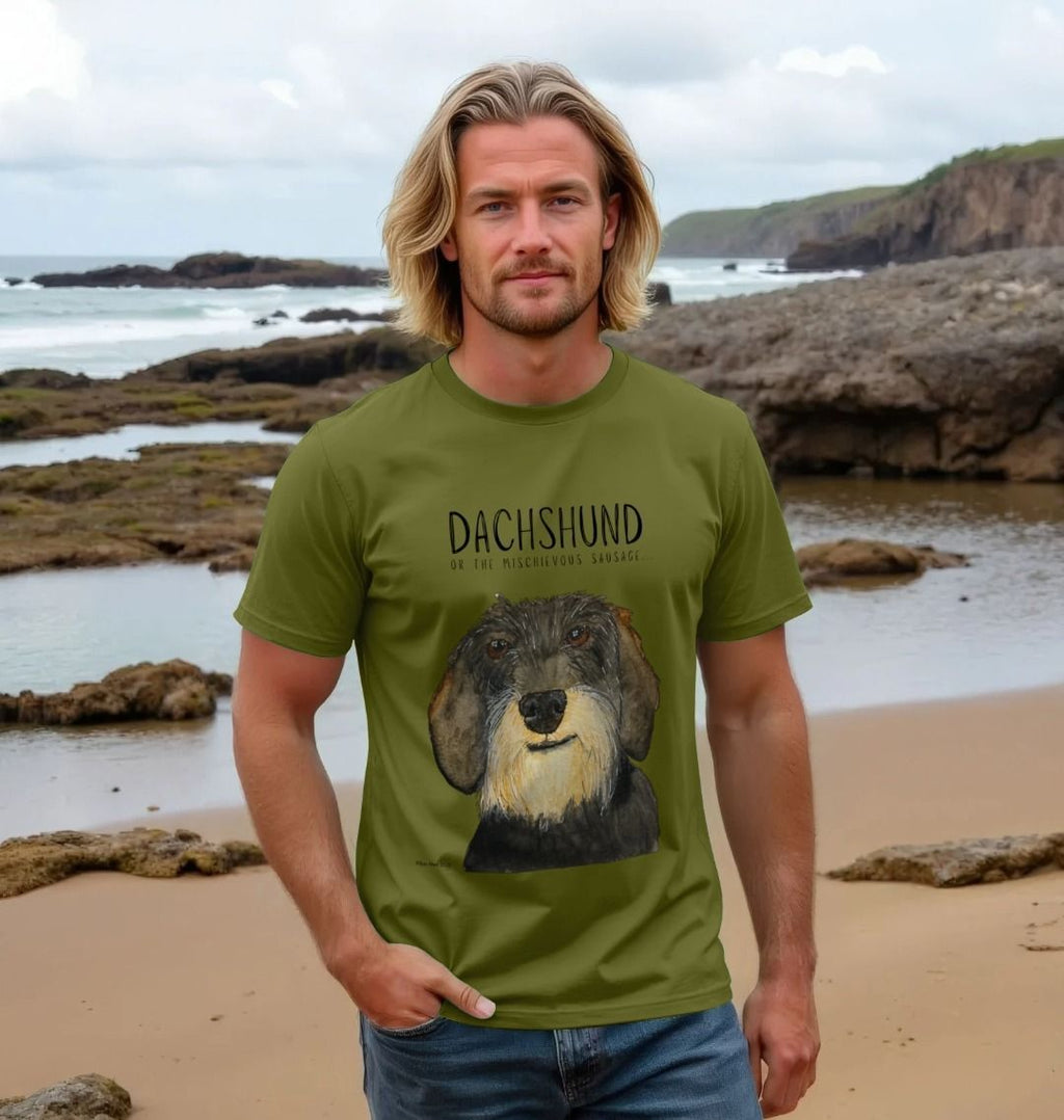 Wire Haired Dachshund Tee – Mischievous Hot Dog Energy!