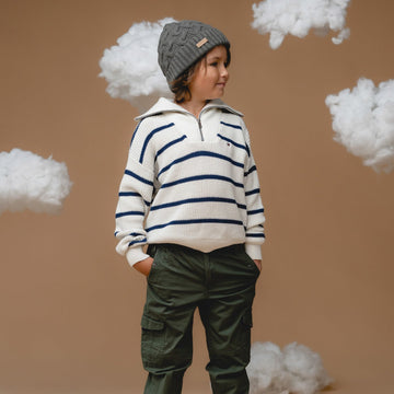 Kids Cable Hat – 100% Baby Alpaca Wool, Stylish & Eco-Friendly by Alpaka at brixbailey.com