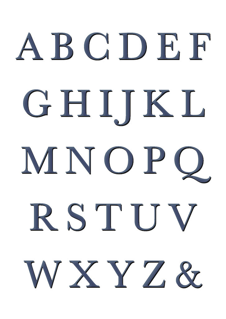 PEACE Alphabet - Vintage Archive Poster Prints