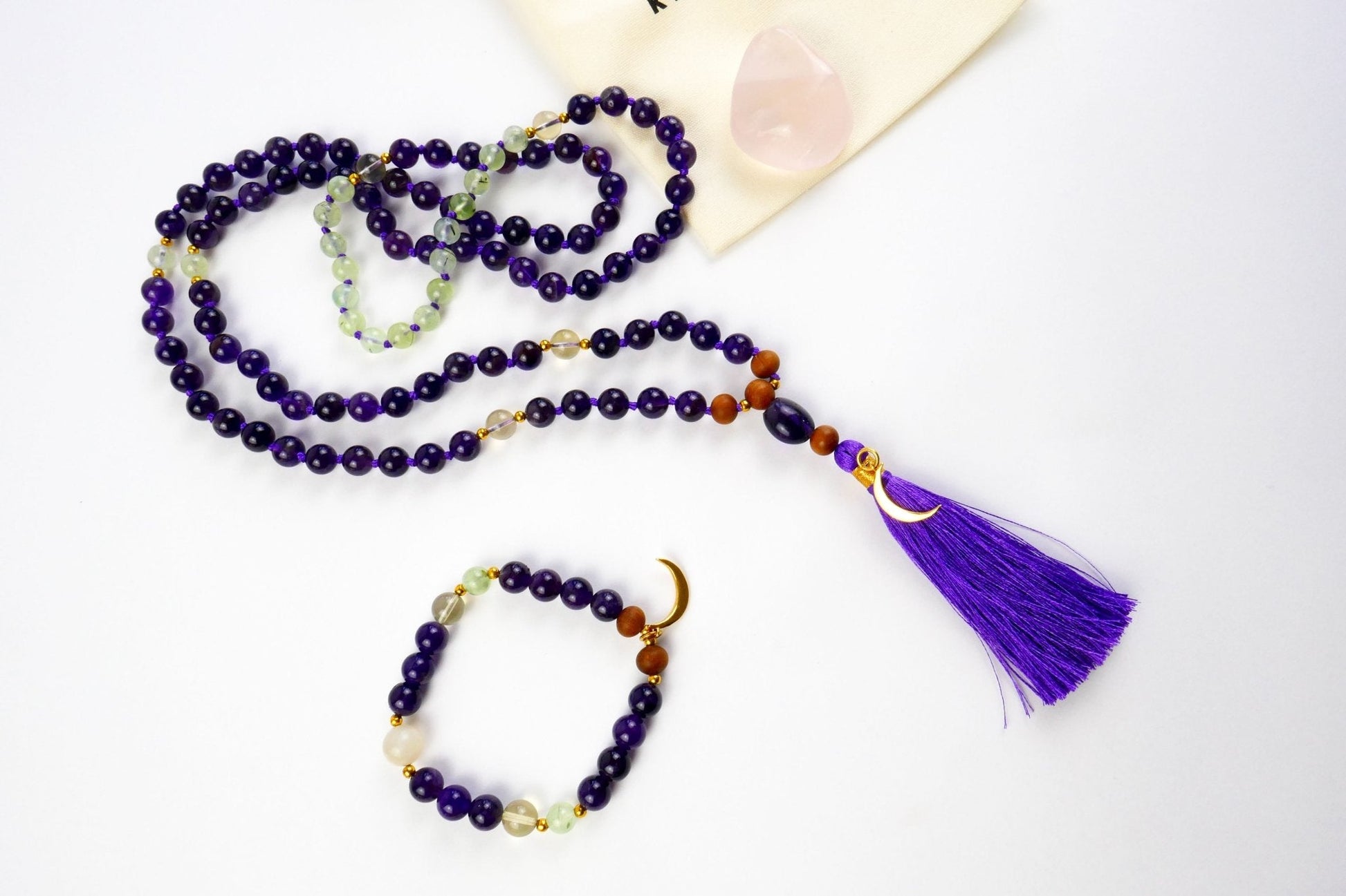 Amethyst Mala Set