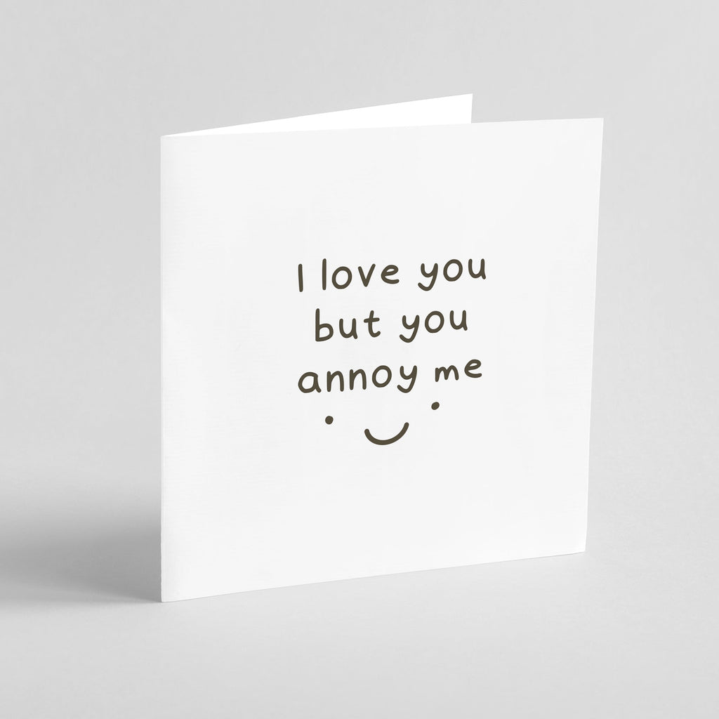 Let’s Be Weird Together – Minimalist Love Card