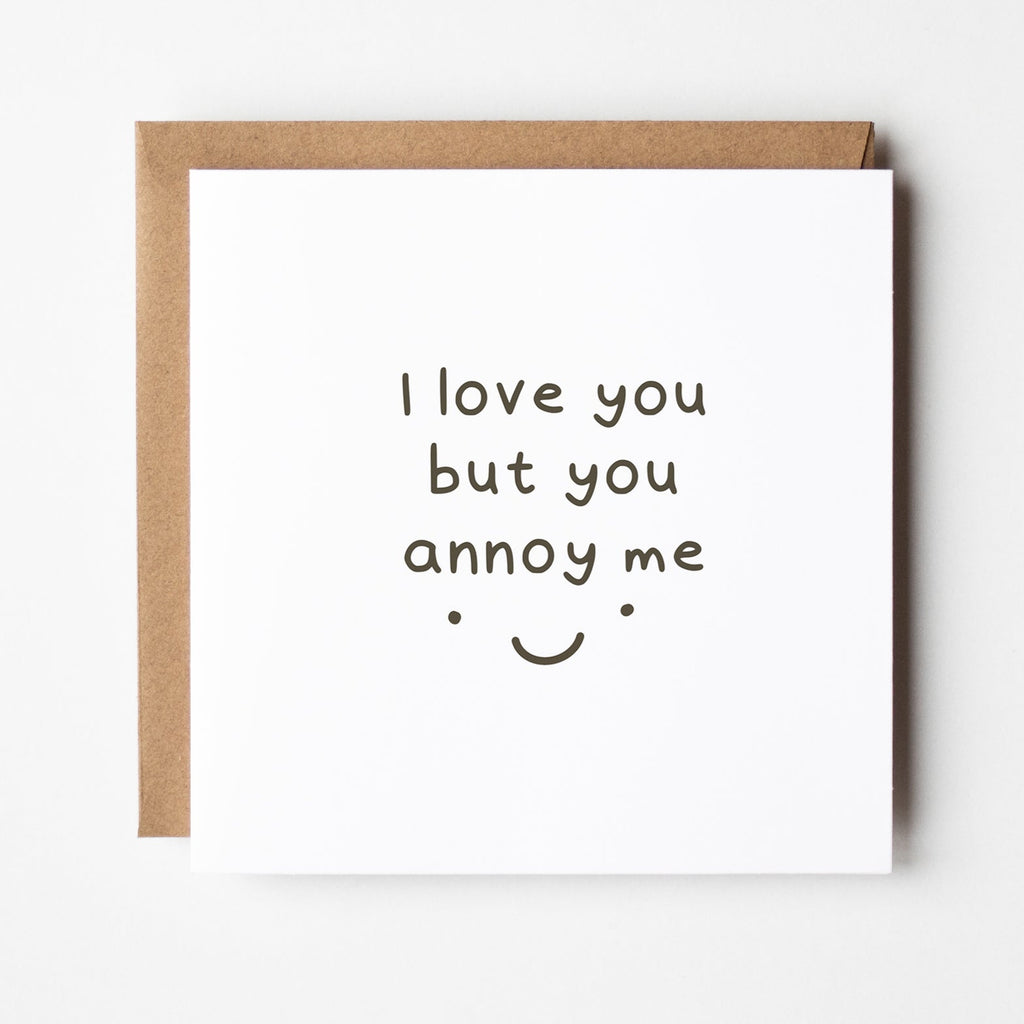 Let’s Be Weird Together – Minimalist Love Card