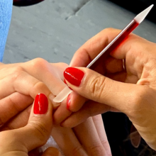 Nail Care Kit with Glass File and Cuticle Pusher