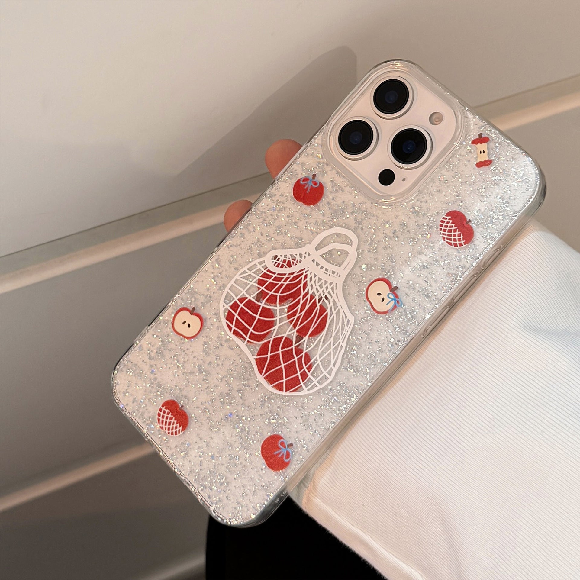 Apple Shopping Bag iPhone Case with Phone Chain