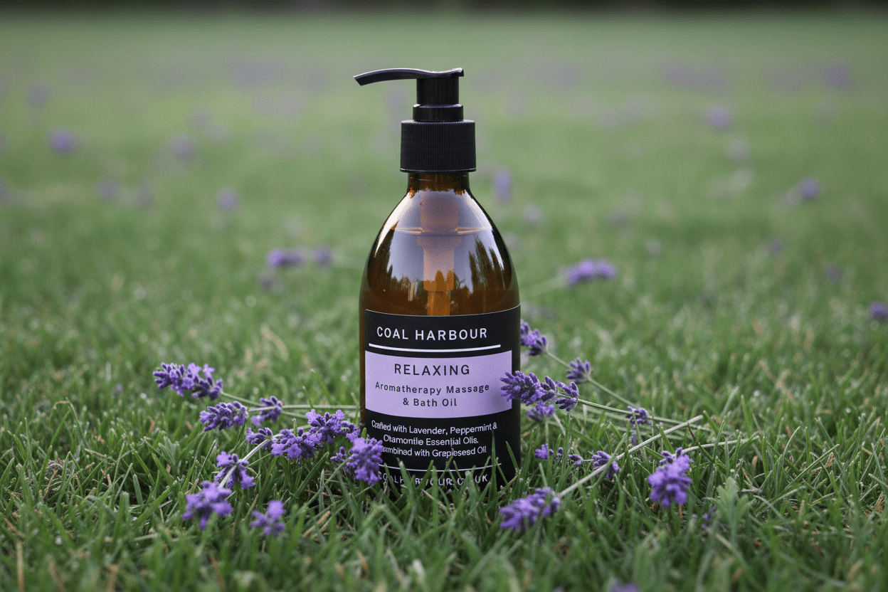 Lavender Peppermint and Chamomile Massage and Bath Oil