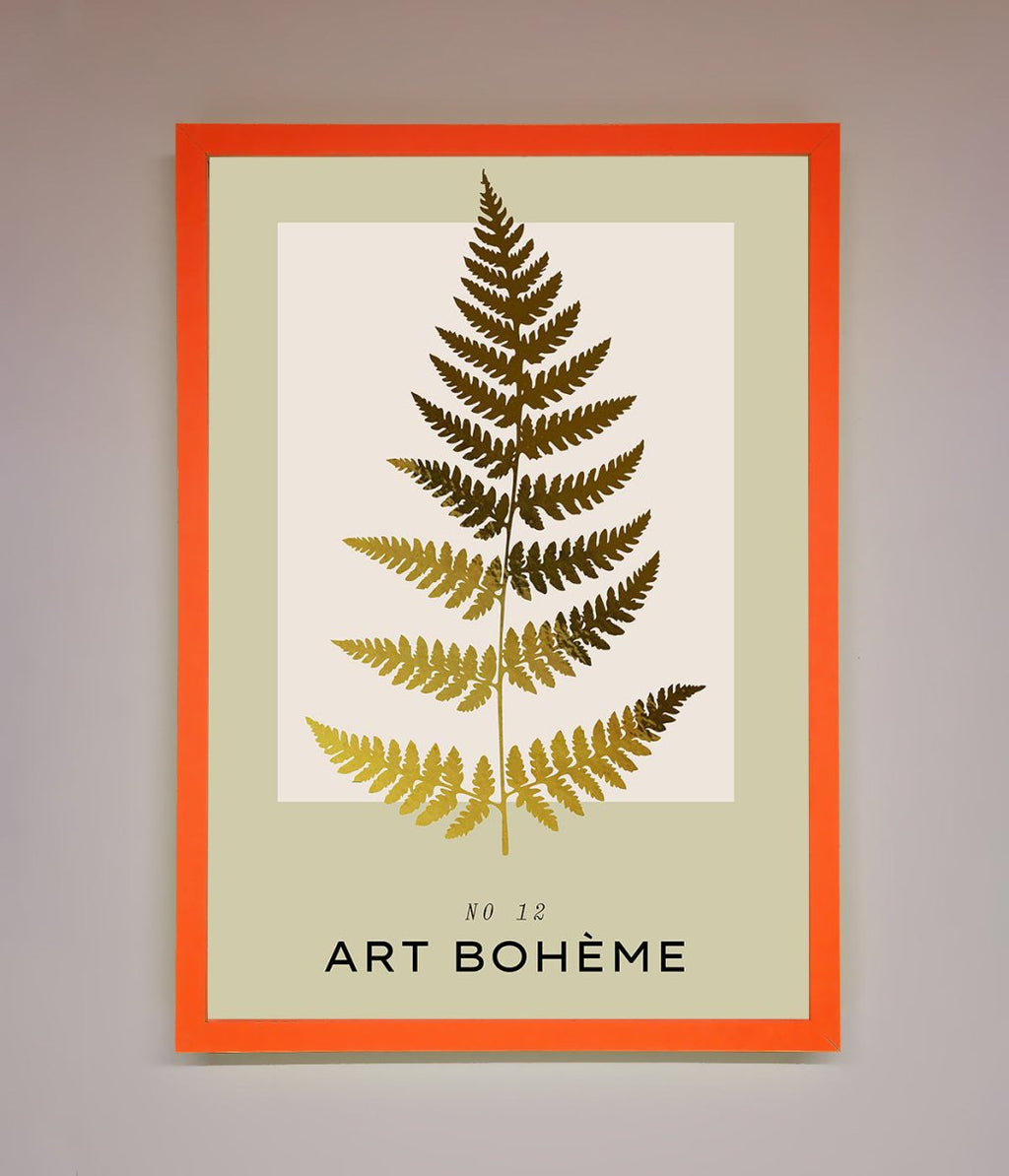 Art Boheme Leaf Foil Print