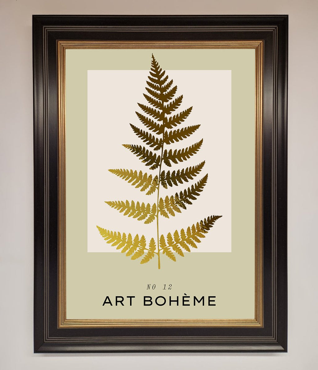 Art Boheme Leaf Foil Print