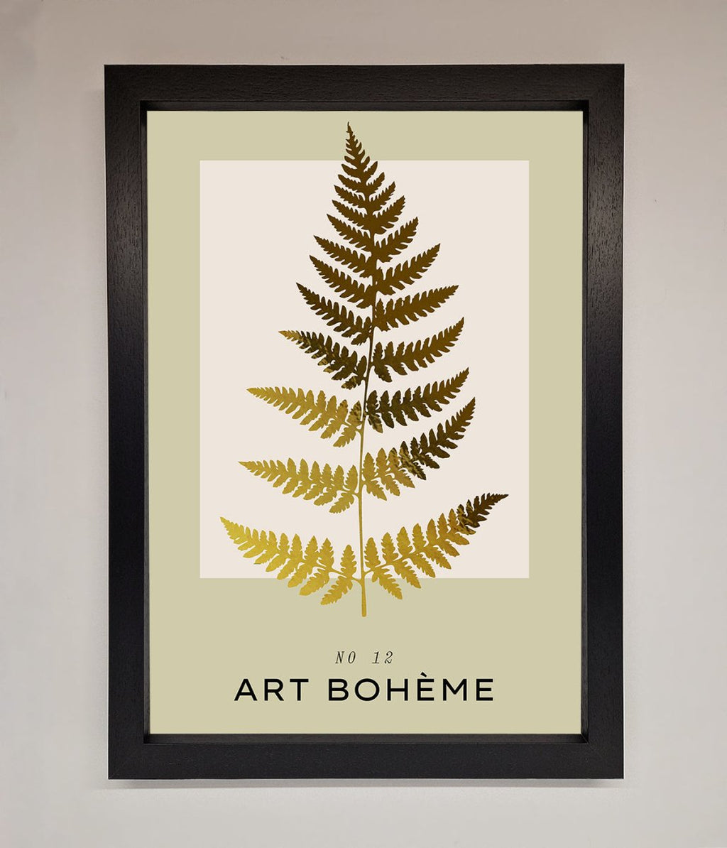 Art Boheme Leaf Foil Print