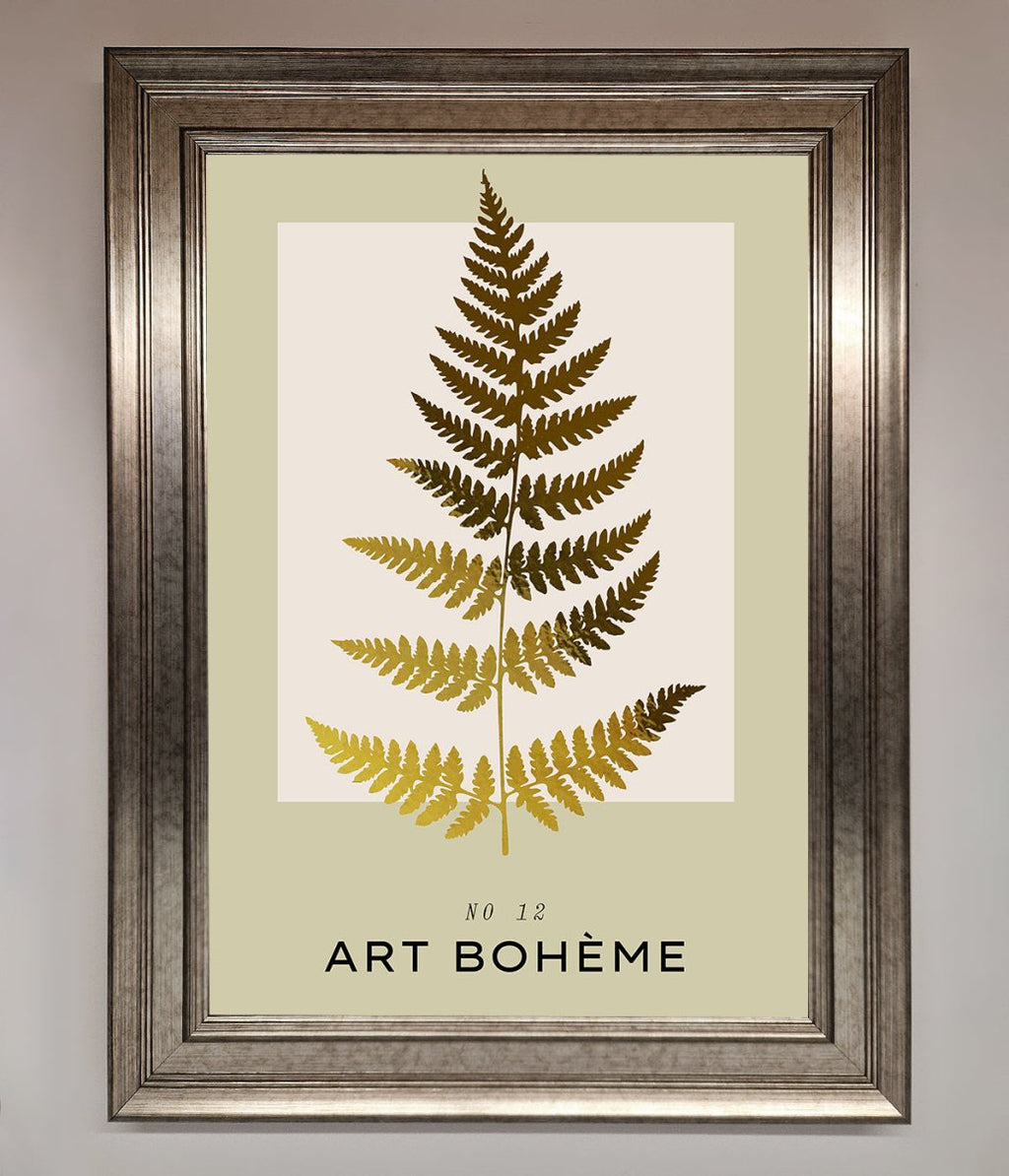 Art Boheme Leaf Foil Print