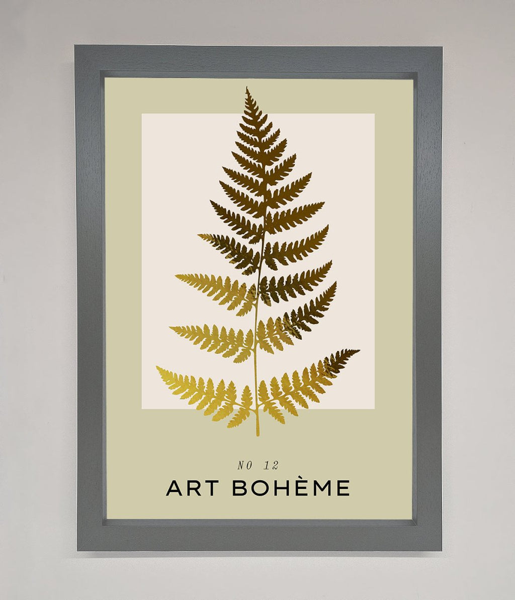 Art Boheme Leaf Foil Print