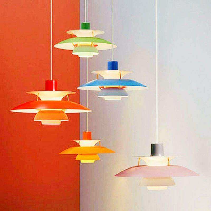 Astera 5 Shade Pendant Light (11 Colors)