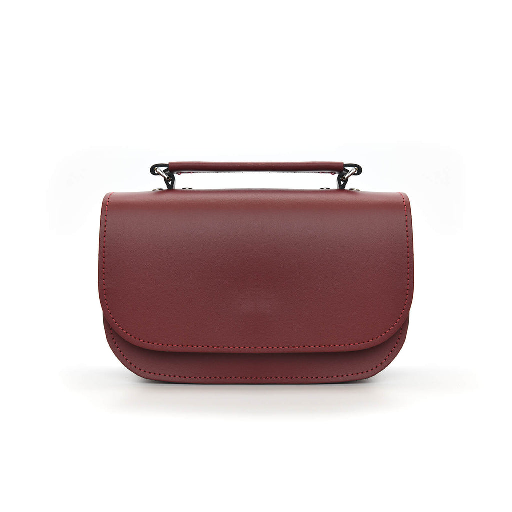 Aura Handmade Leather Bag - Oxblood Red