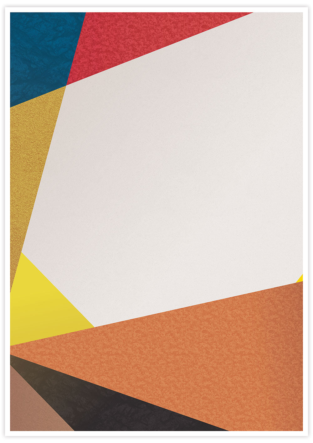 Autumn Trend Geometric Art Print