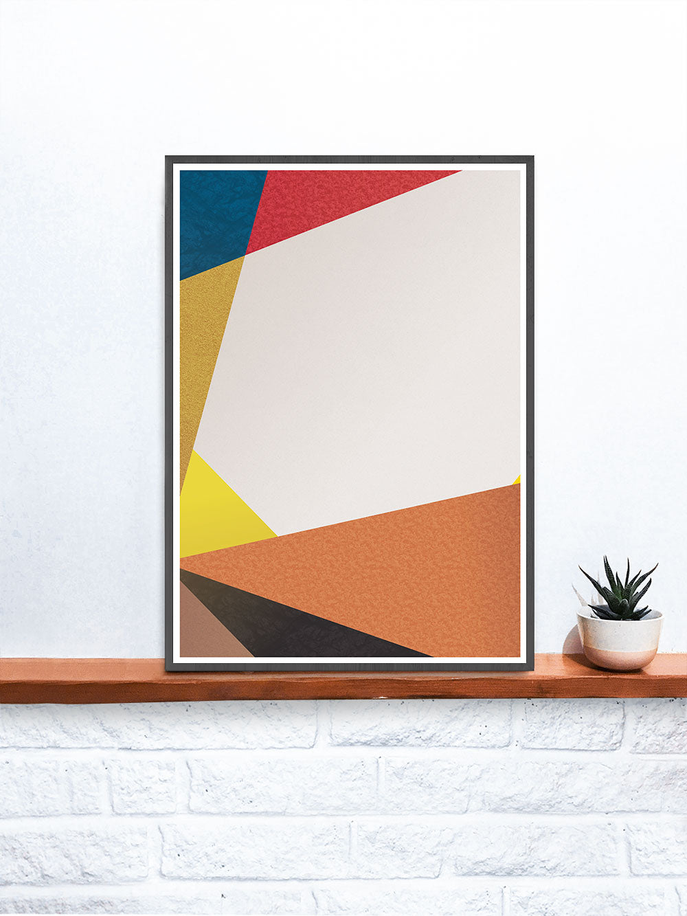 Autumn Trend Geometric Art Print