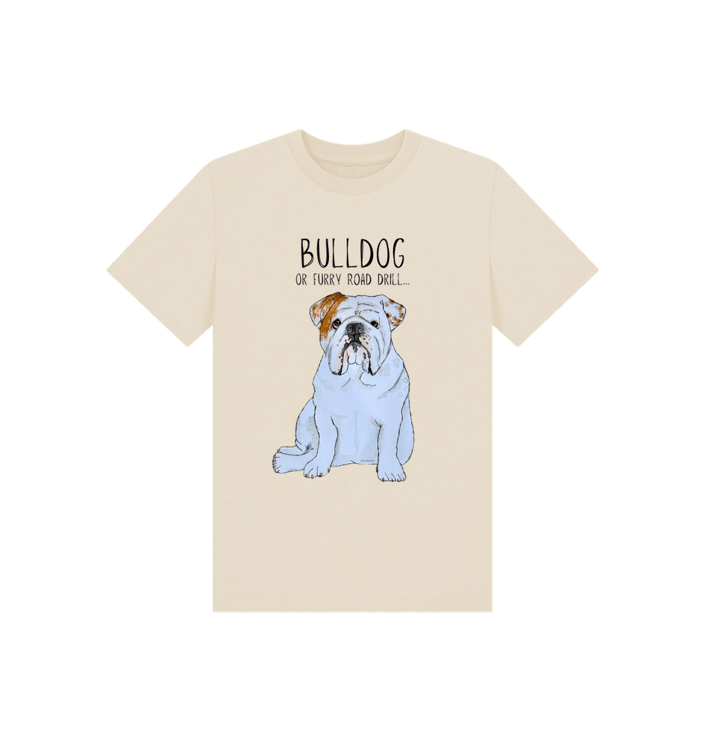 Paw-some Power: Furry Road Drill Bulldog Kid’s T-Shirt for Mini Rebels!