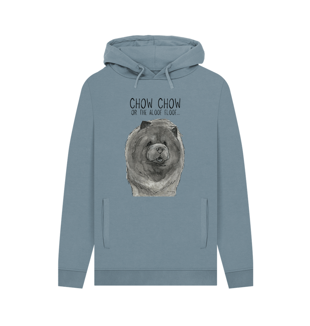 Blue Chow Chow Men's Hoodie – Featuring The Aloof Floof Design!