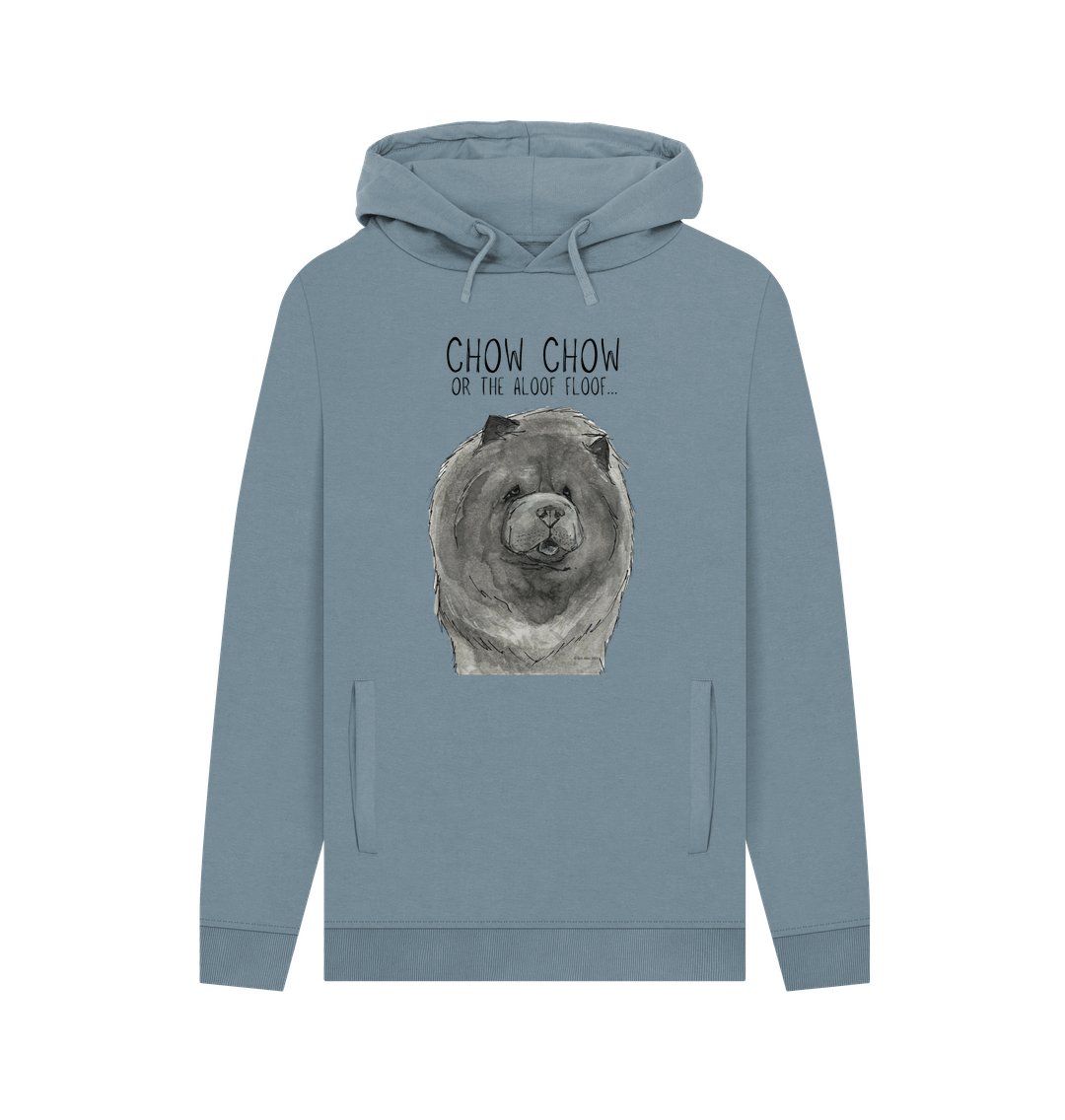 Blue Chow Chow Men's Hoodie – Featuring The Aloof Floof Design!